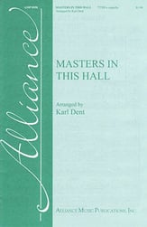 Masters in This Hall TTBB choral sheet music cover